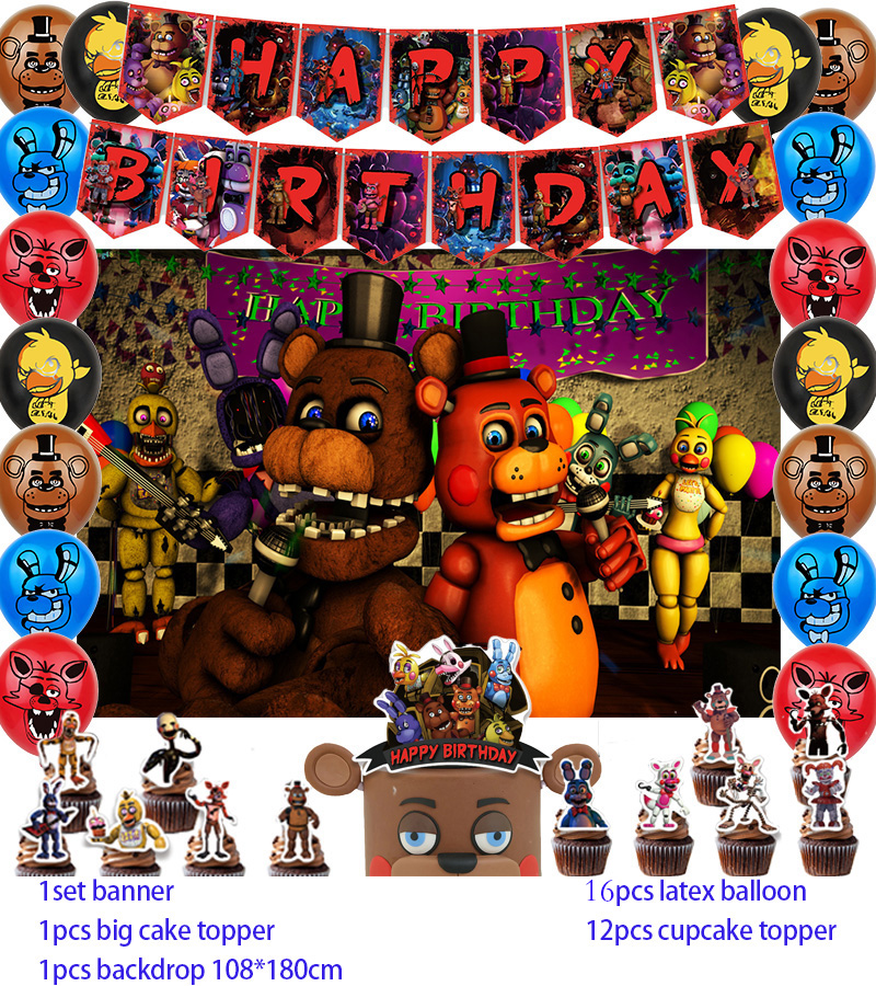 Printable five nights freddys party ideas five nights freddys party supplies