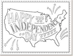 Free coloring pages of the american flag for kids