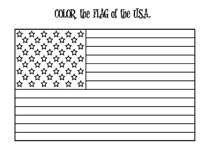 Flag day coloring