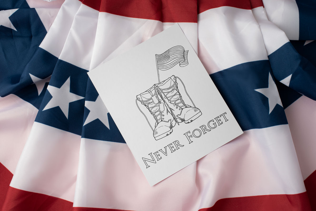 Free memorial day printable loring pages for kids