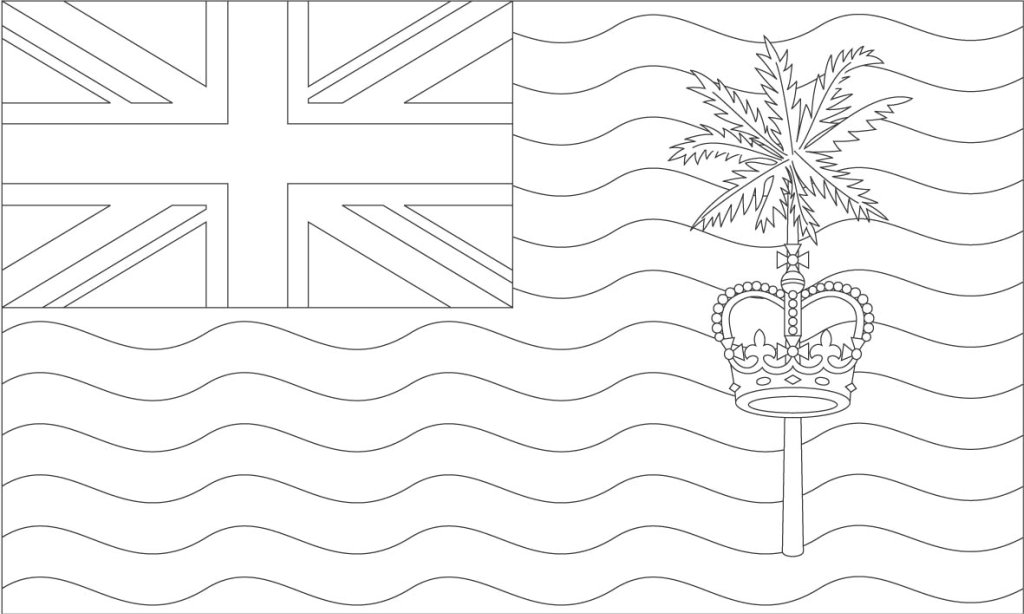 World flags coloring pages