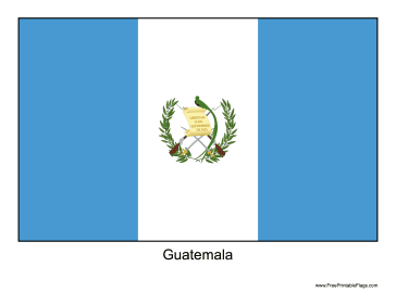 Flag of guatemala