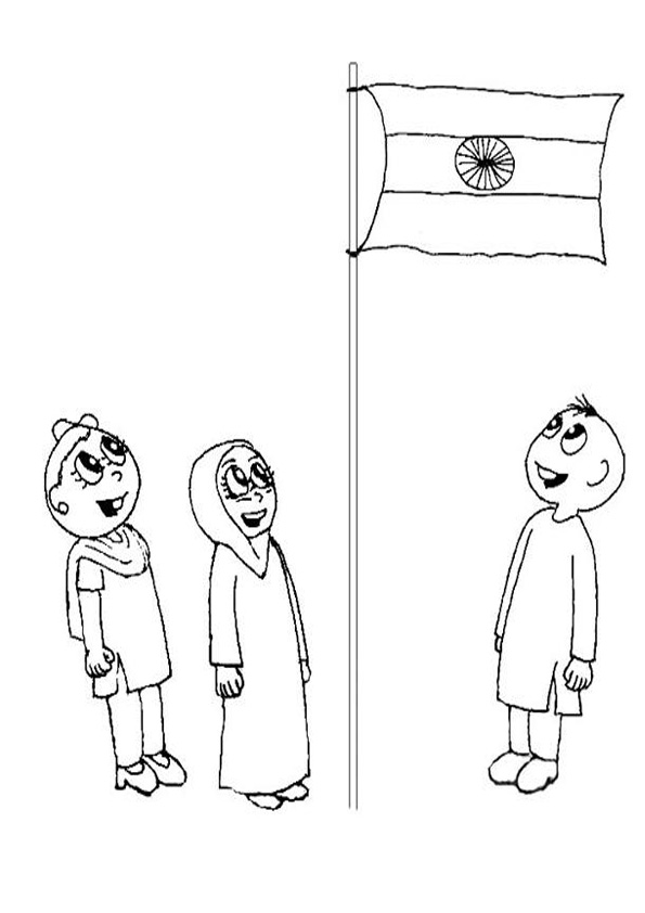 Coloring pages india flag printable coloring pages