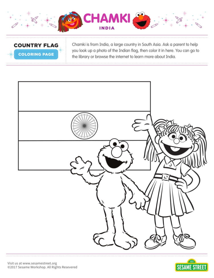 Chamki flag kids coloring pages kids for parents