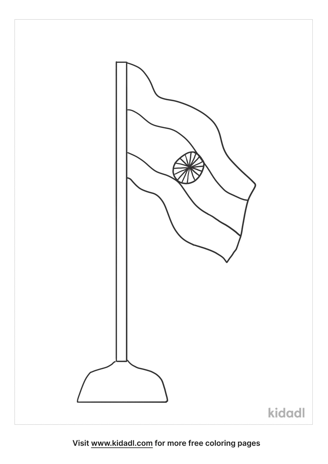 Free india flag coloring page coloring page printables