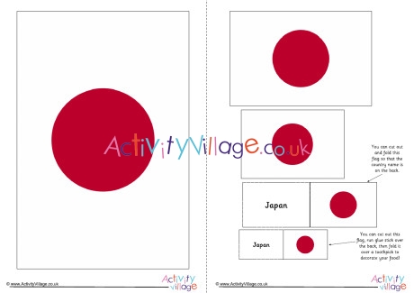 Japan flag printable