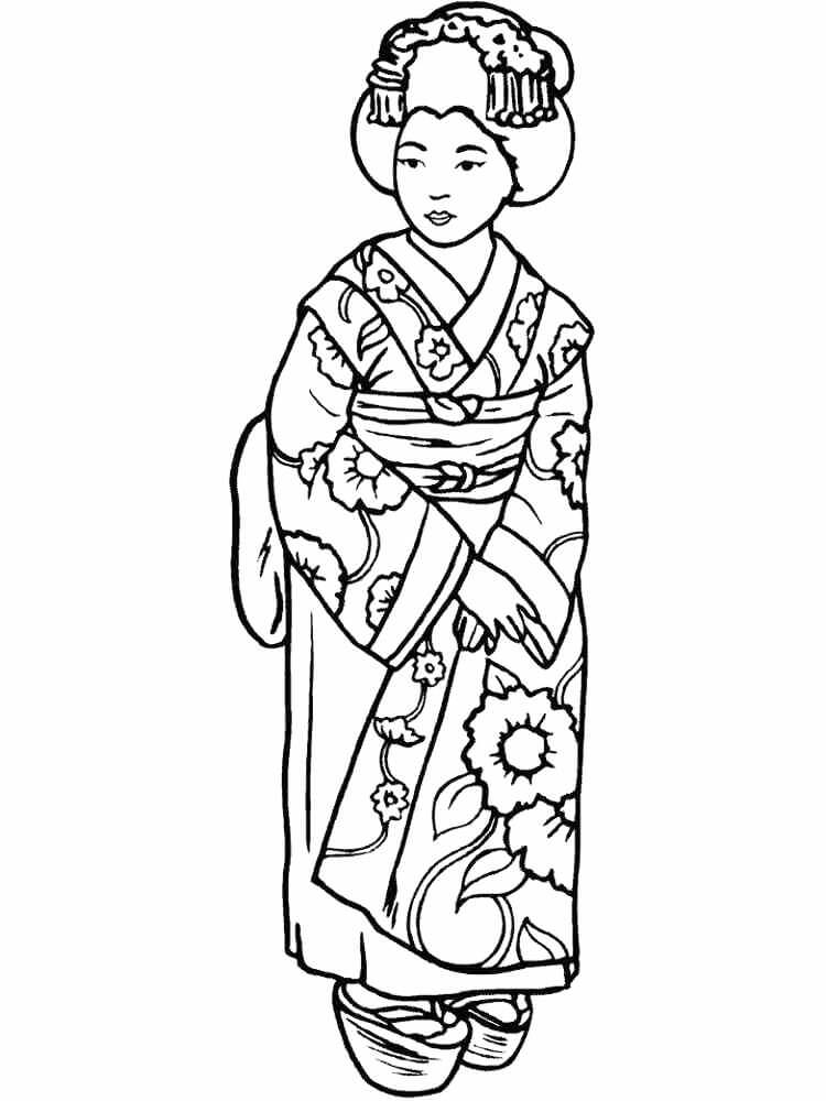 Japan coloring pages