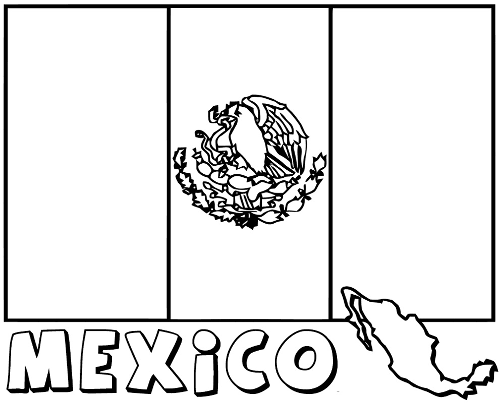 Mexican flag coloring page k worksheets flag coloring pages mexican flag colors printable coloring pages