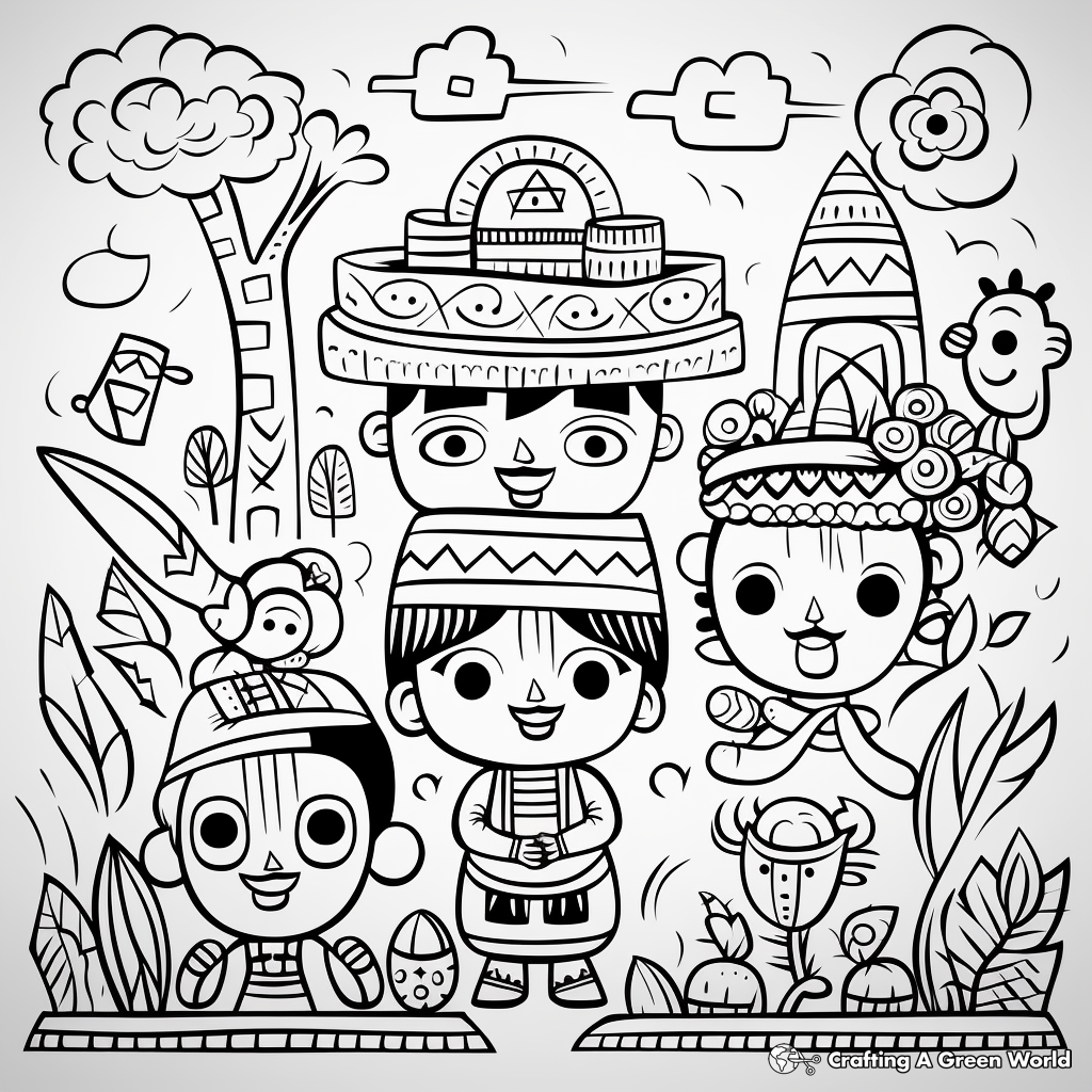 Mexico coloring pages