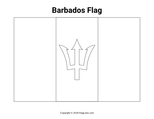 Free printable barbados flag coloring page download it at httpsflaglanecoloring