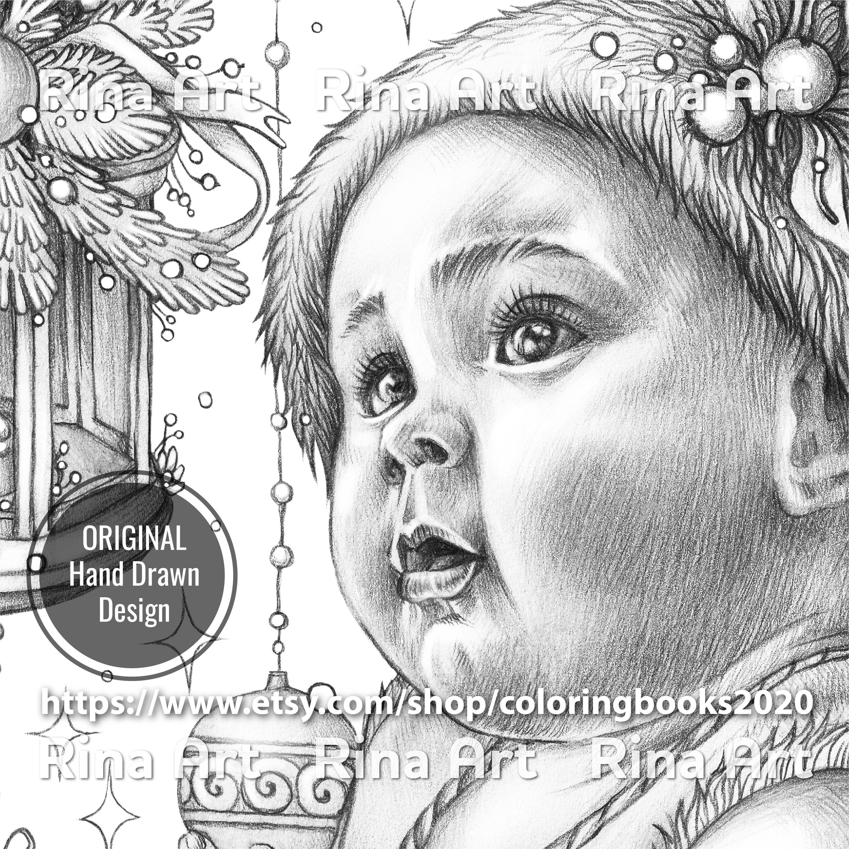 Magic flashlight coloring page printable adult colouring pages book download grayscale illustration jpg pdf