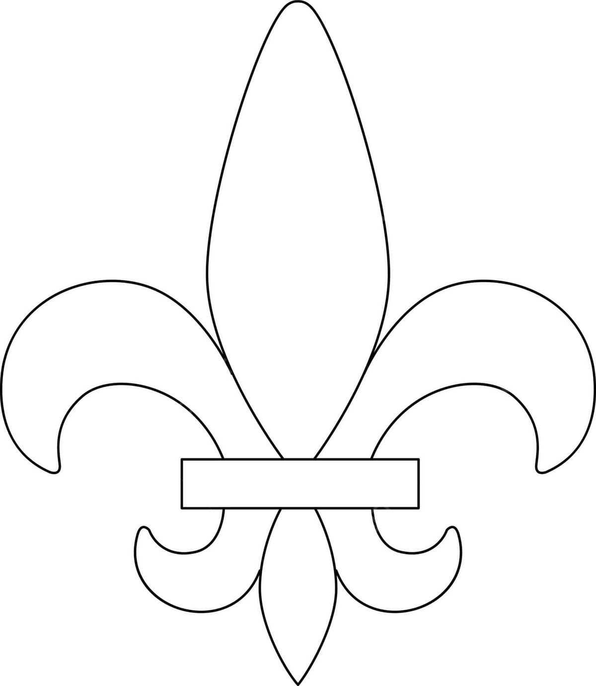 Fleur de lys symbol isolated coloring page line saints of france tradition vector ring drawing color drawing line png and vector with transparent background for free download