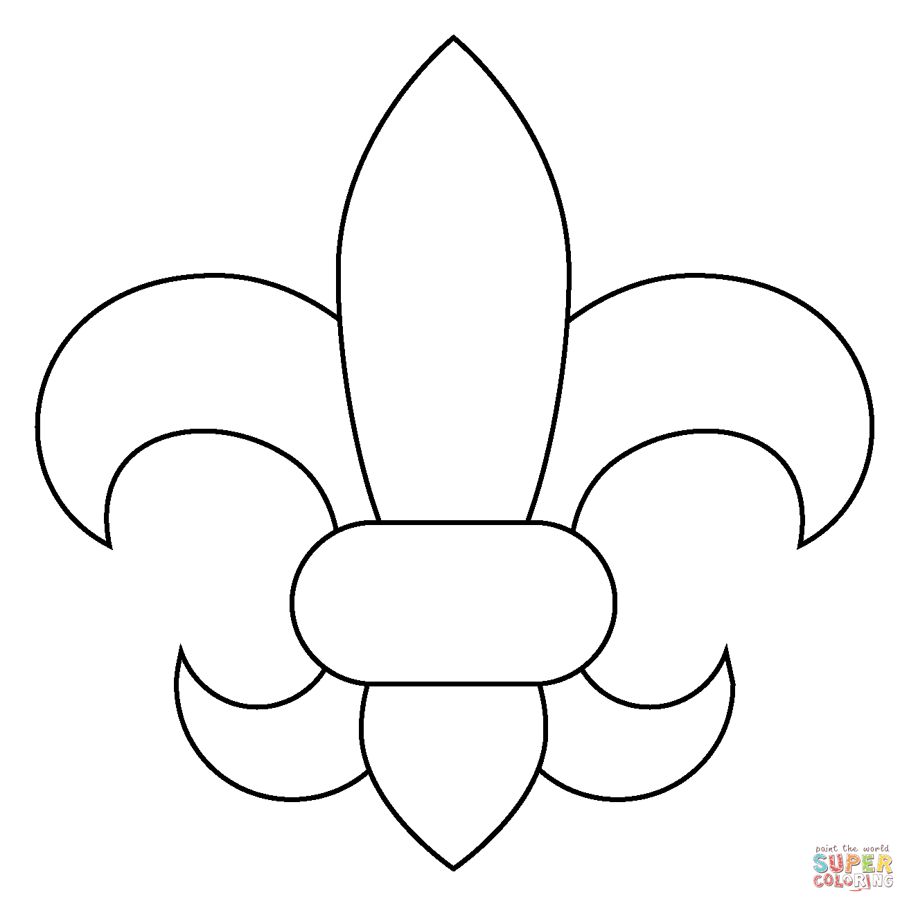 Fleur de lis emoji coloring page free printable coloring pages