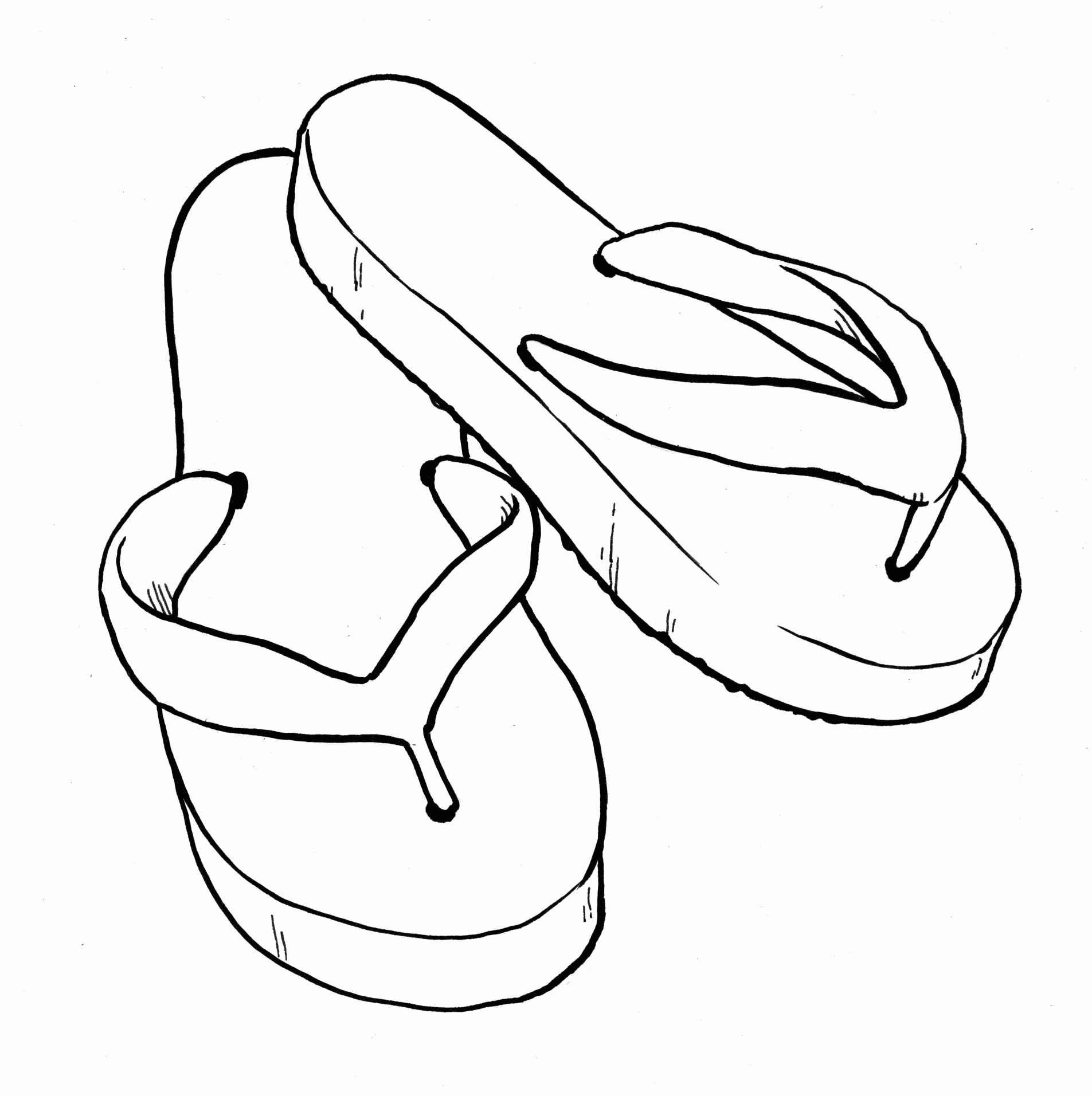 Free printable coloring pages flip flops download free printable coloring pages flip flops png images free cliparts on clipart library