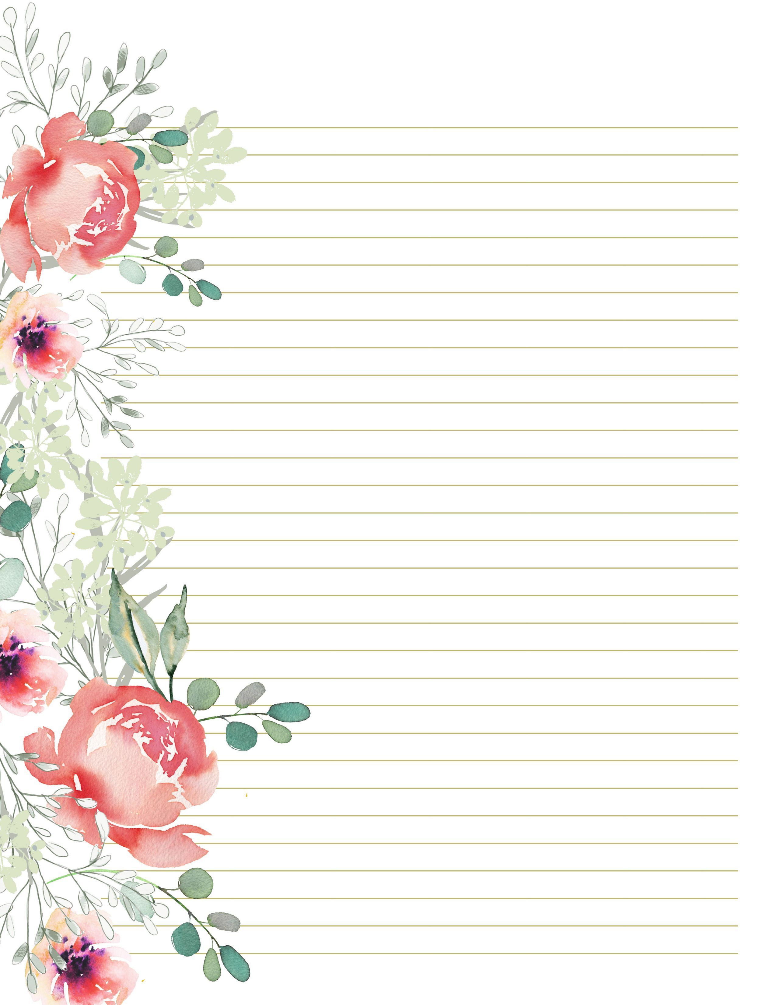 Floral stationery set purple floral stationery printable free printable stationery writing paper printable stationery printable stationery