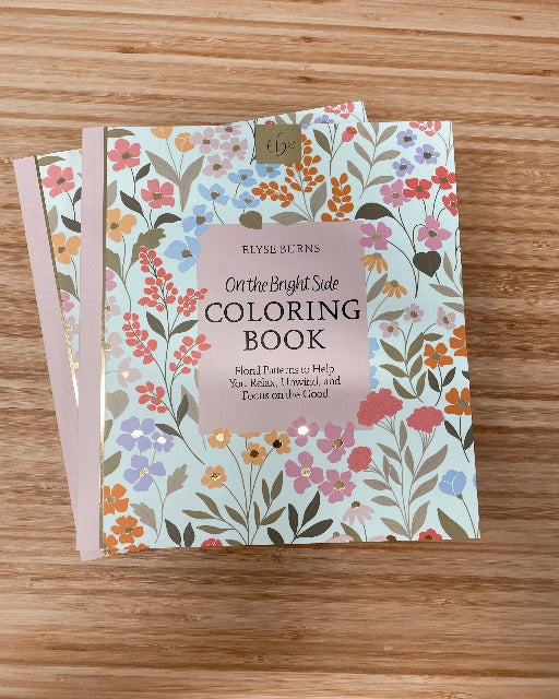 Floral patterns coloring book elyse breanne design