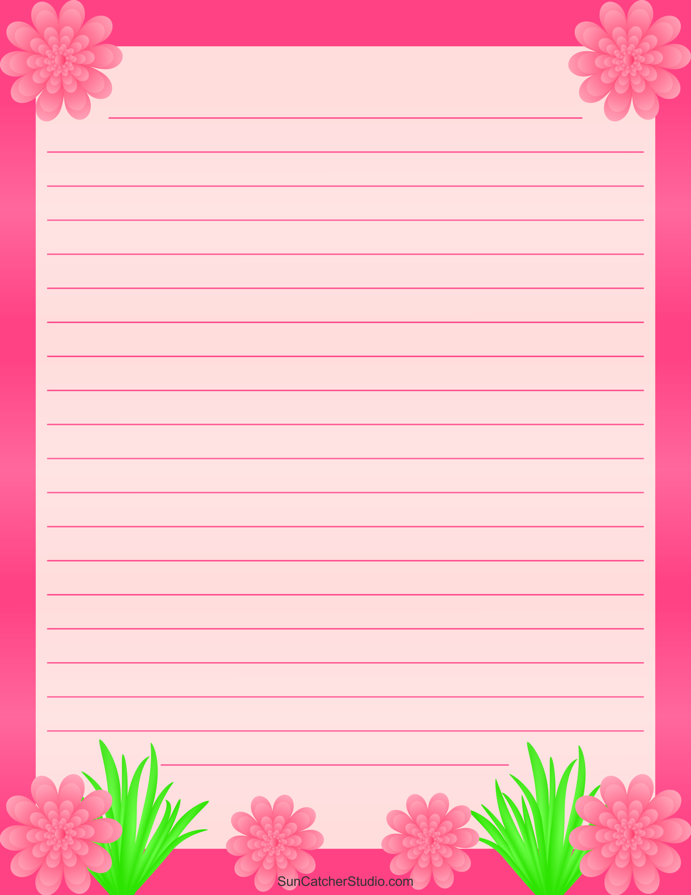 Free printable stationery and lined letter writing paper â diy projects patterns monograms designs templates