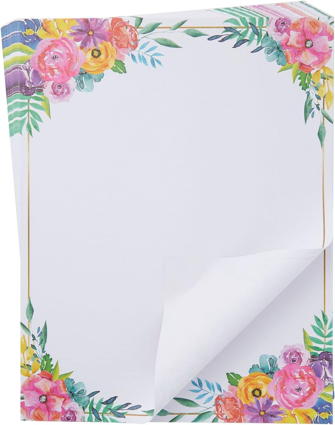 Floral stationery paper for writg letters dia