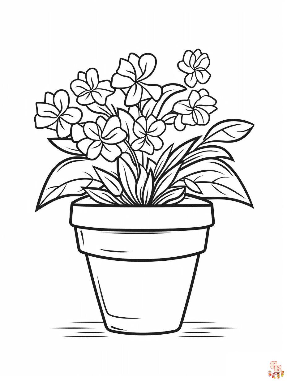 Enjoy free printable flowers coloring pages with