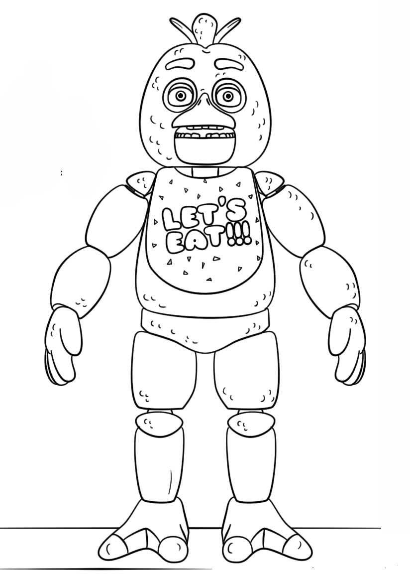 Free printable five nights at freddys fnaf coloring pages fnaf coloring pages super coloring pages disney coloring pages