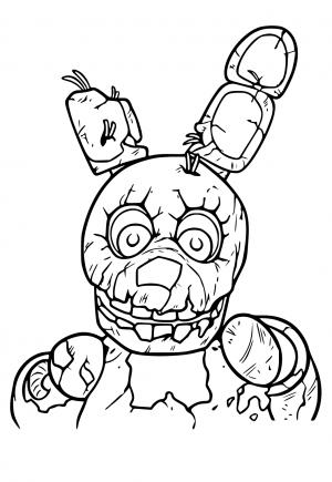 Free printable fnaf coloring pages for adults and kids