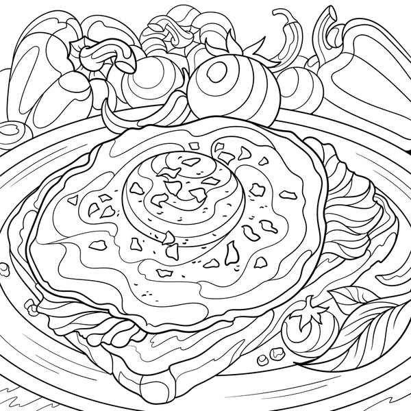 Adult coloring pages food images stock photos d objects vectors