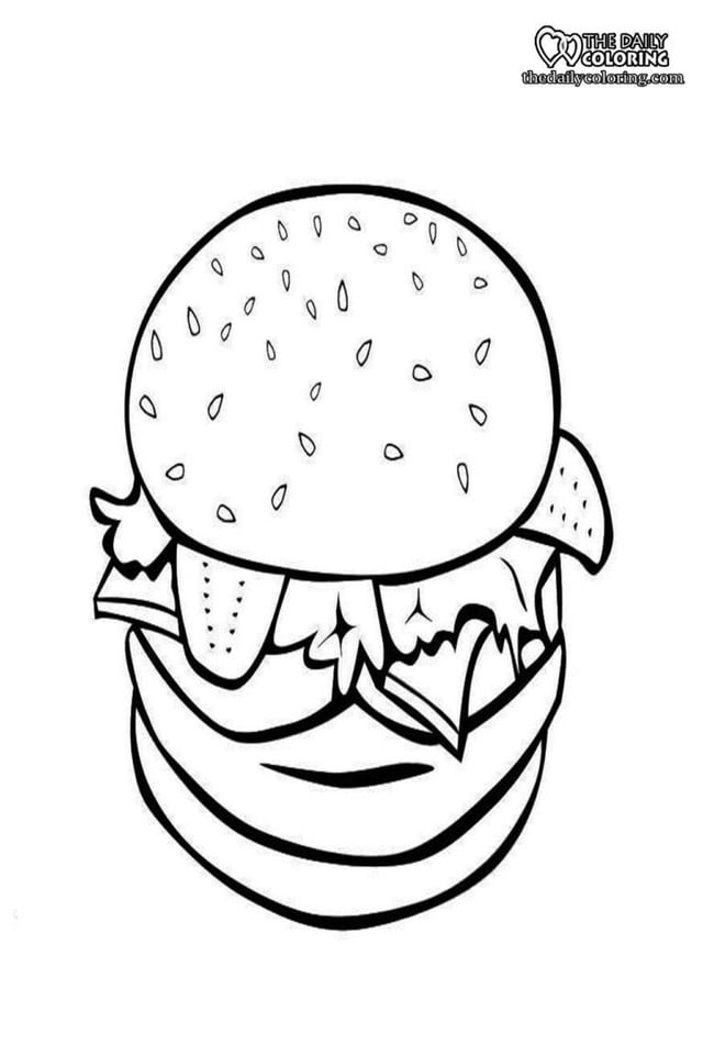 Free printable food coloring pages rfreecoloringpages