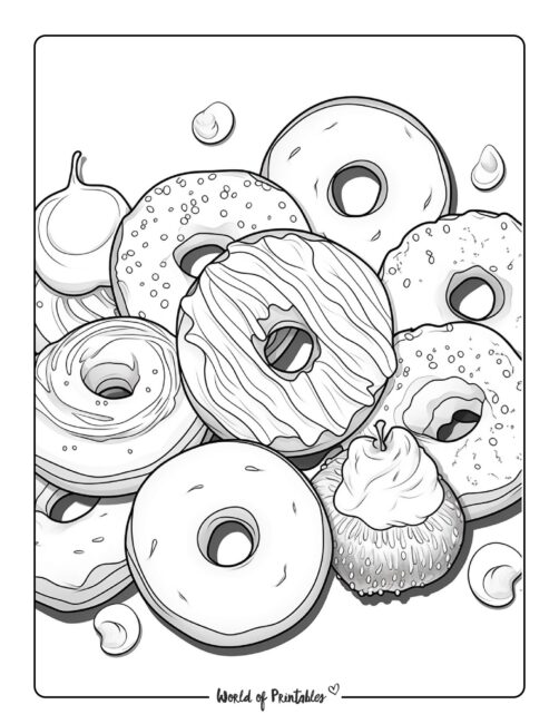 Food coloring pages