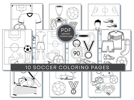 Soccer coloring pages soccer pdf soccer printables soccer coloring pages soccer activity sheets soccer print football coloring pages