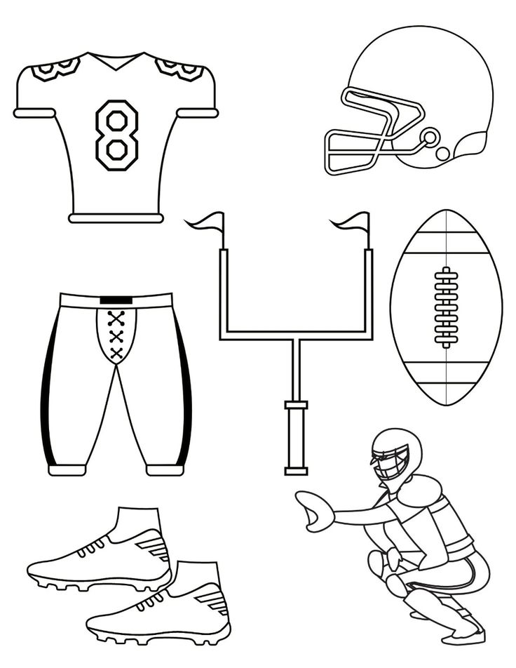 Sports coloring pages sports pdf sports printables sport coloring pages sports activity sheets sports print football coloring instant download