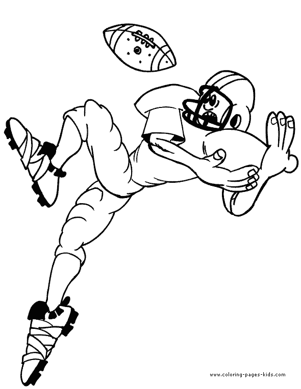 Football coloring page