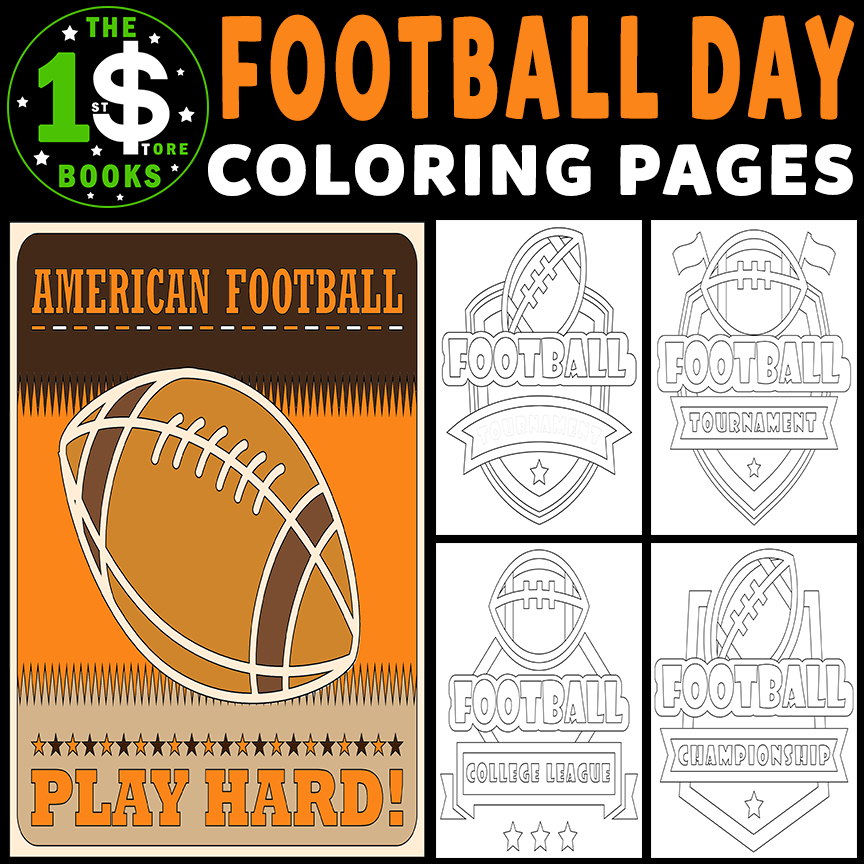 American football day coloring pages november holiday coloring sheets made by teachers