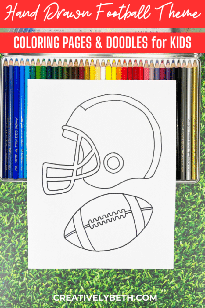 Free printable football doodles