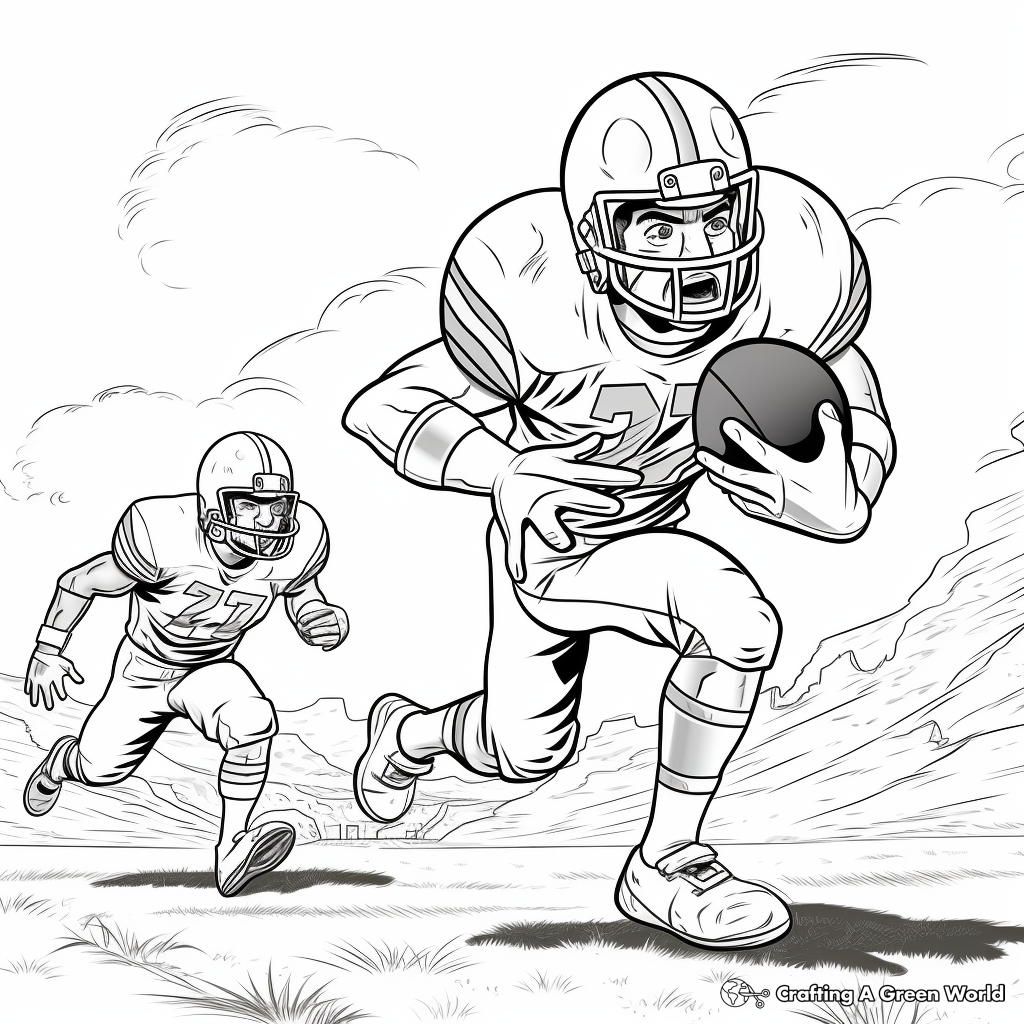 Football coloring pages