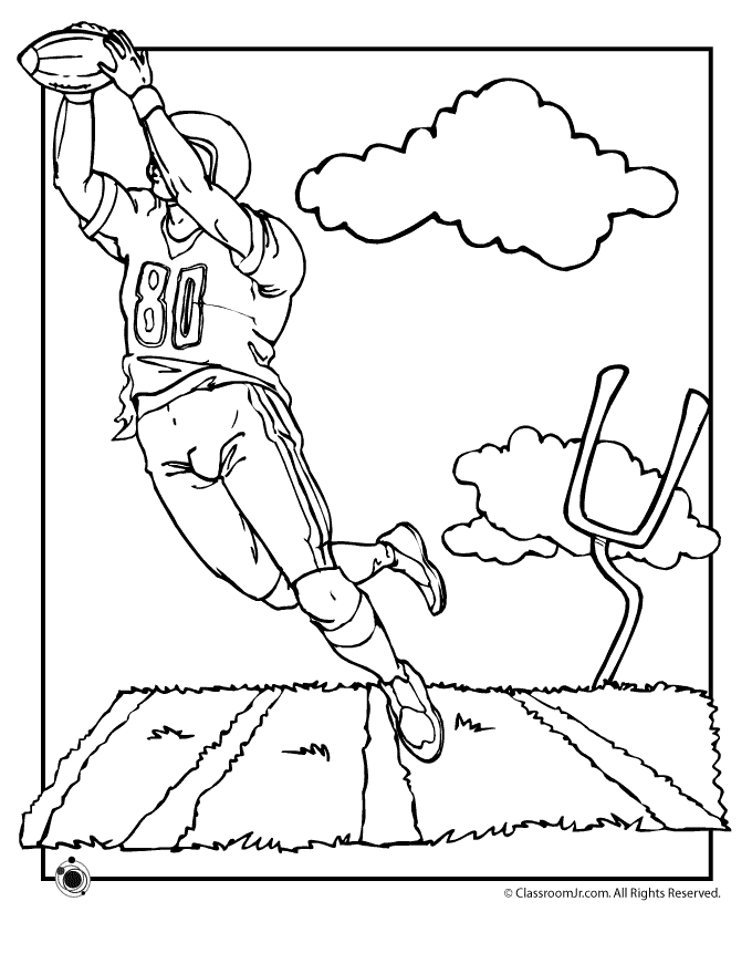 Football coloring pages football field coloring page â classroom jr sports coloring pages football coloring pages butterfly coloring page