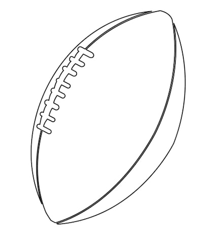 Free football coloring pages you can print for your little sports fan