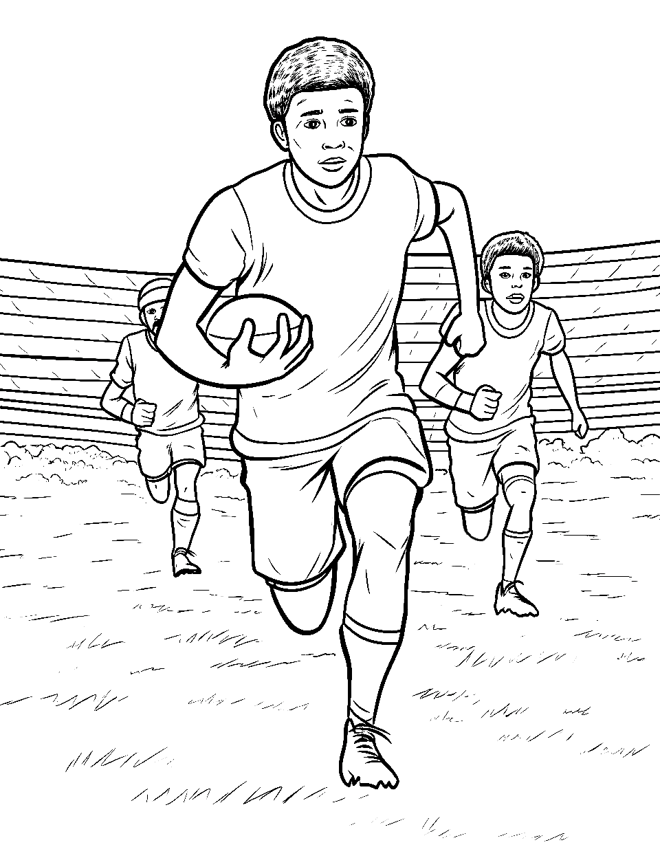 American football coloring pages free printables