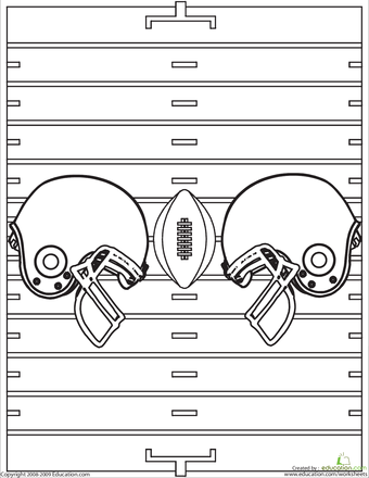 Color the football helmets football helmets football coloring pages football themes