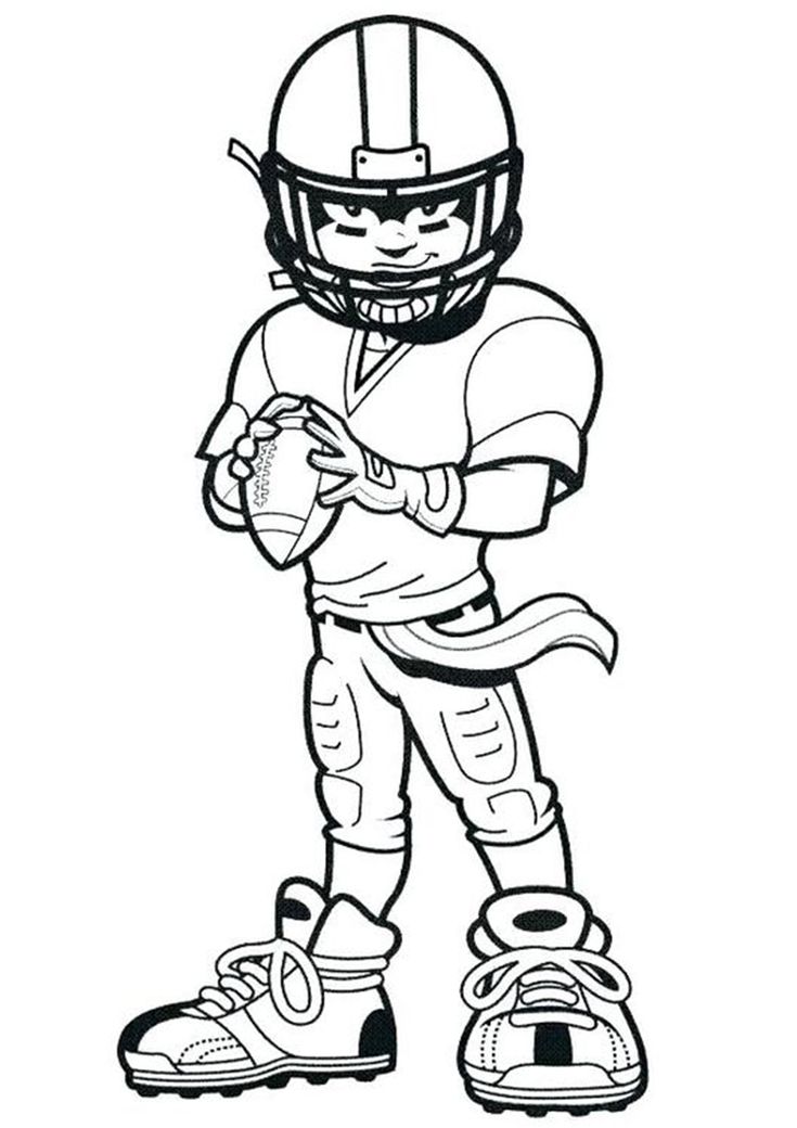 Free easy to print football coloring pages sports coloring pages coloring pages for boys football coloring pages