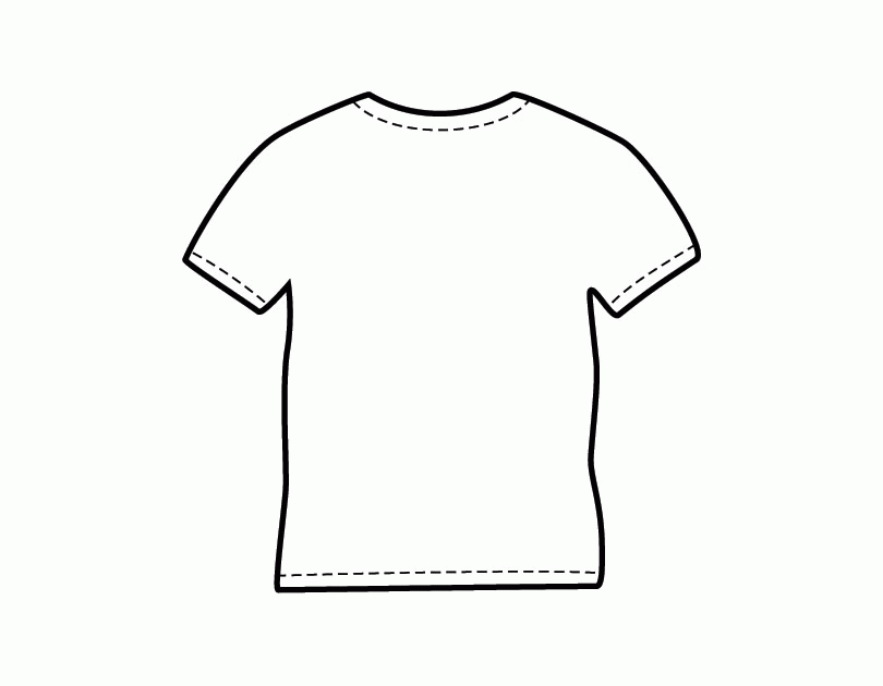 Blank football jersey coloring page printable templates