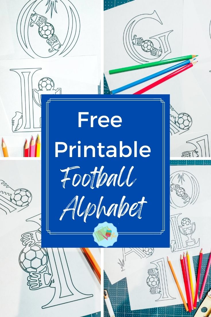 Free printable football colouring alphabet pages â extraordinary chaos