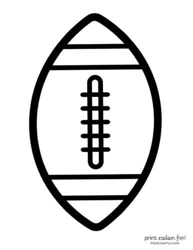 Free football coloring pages party printables at