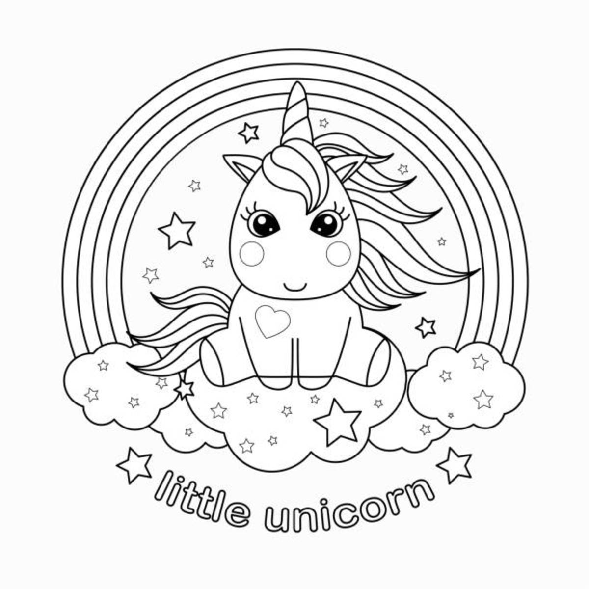 Unicorn coloring pages free printable sheets for kids