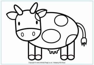 Farm animals worksheets for coloring