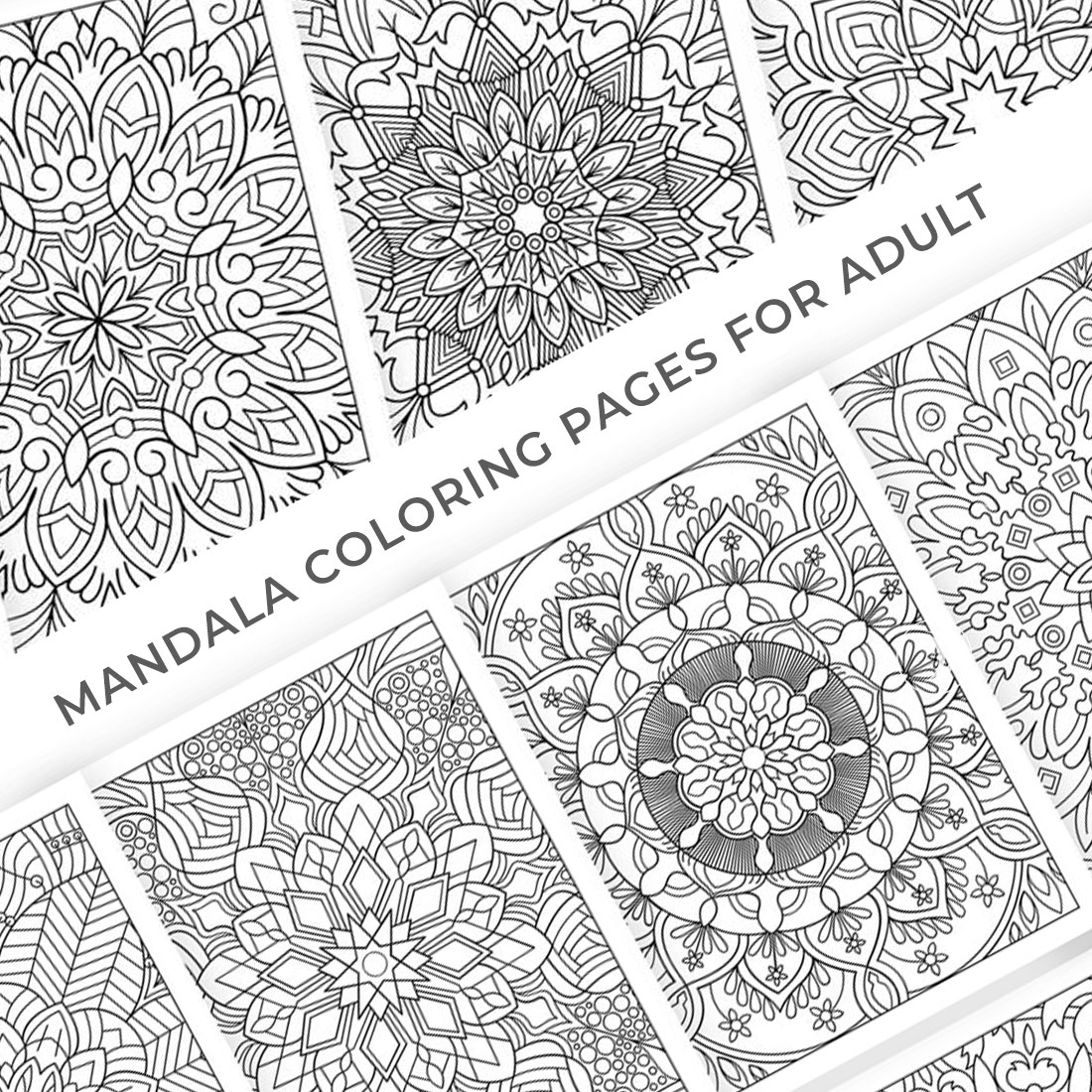 Mandala coloring pages for adult