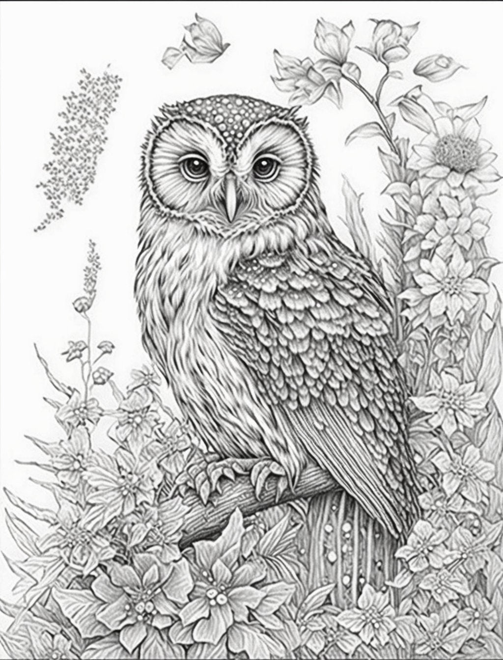 Adult coloring book pages images digital download