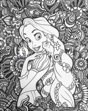 Free printable adult coloring pages disney