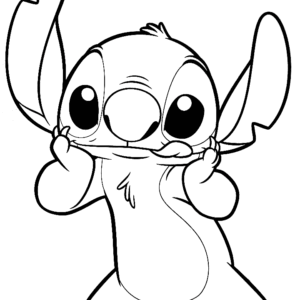 Stitch coloring pages printable for free download