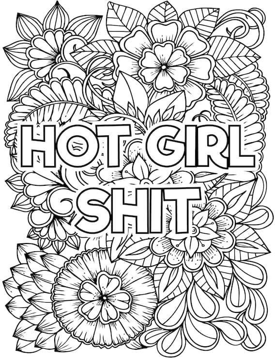 Adult curse words coloring pages adult coloring pages printable swear word coloring pages adult coloring pages printable download