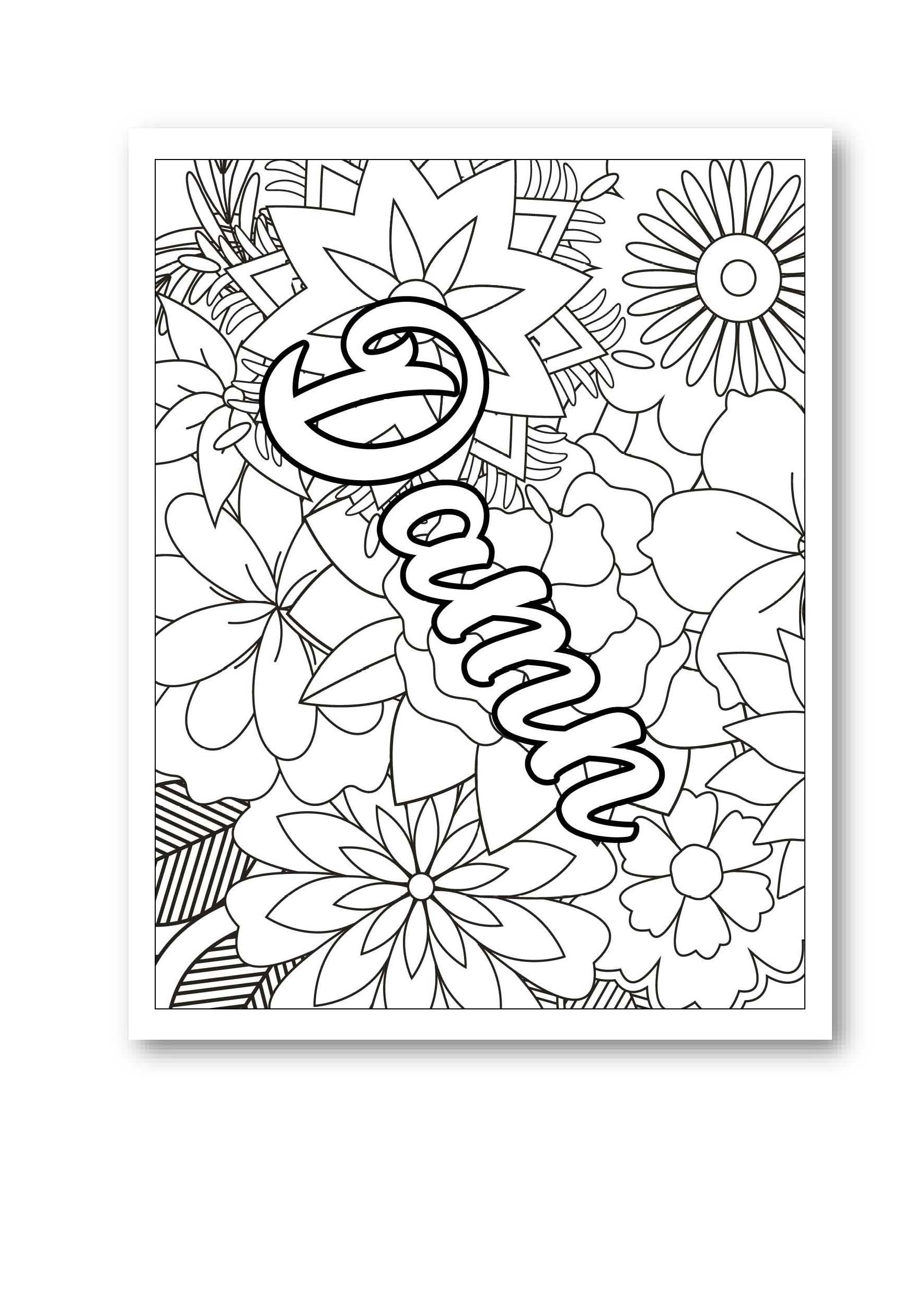 FREE Printable Coloring Pages for Adults with Swear Words!